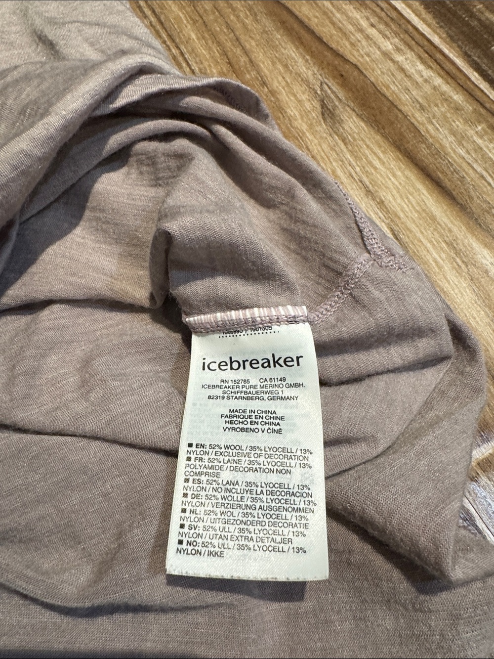 Icebreaker Light Lavender Gray Sleeveless Scoop Neck Tank Top—Size Medium - Picture 4 of 4